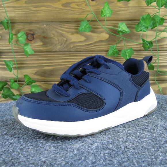 Art‎ Class Sneaker Boys Y 1 Medium Athletic Blue Synthetic Lace Up - Picture 1 of 6